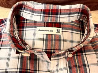 Camisa Abercrombie cuadros T.13/14