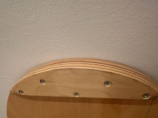 Tabla de equilibrio madera + rodillo