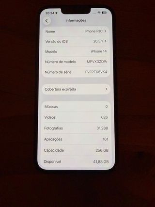 iPhone 14 256 GB Negro