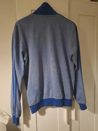 Sudadera Adidas Hombre Azul y Gris