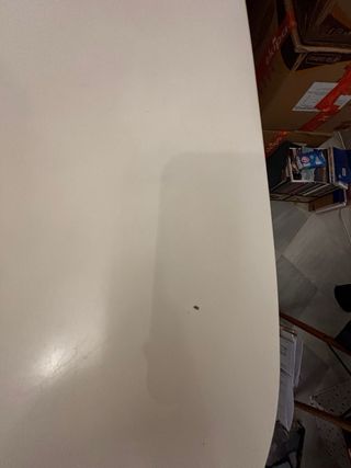 Mesa Comedor Blanca y Madera 80x130