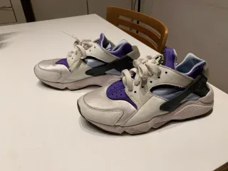 Nike Air Huarache Morado Blanco