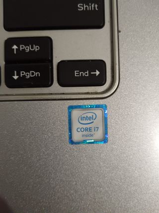 Portátil Dell i7 Plata/Negro