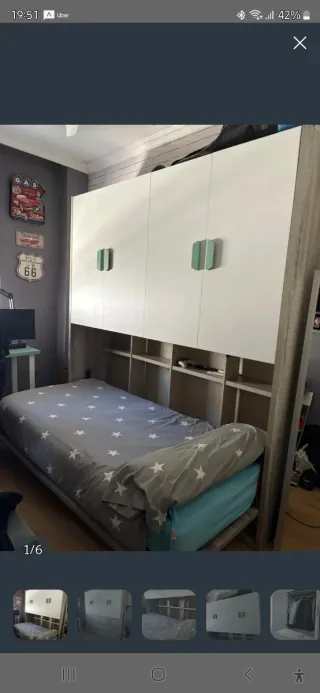 Cama armario moderna funcional