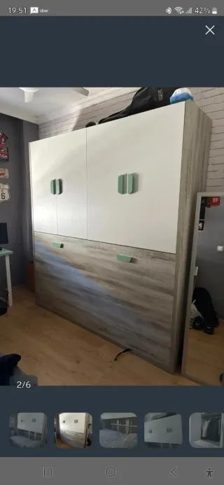 Cama armario moderna funcional