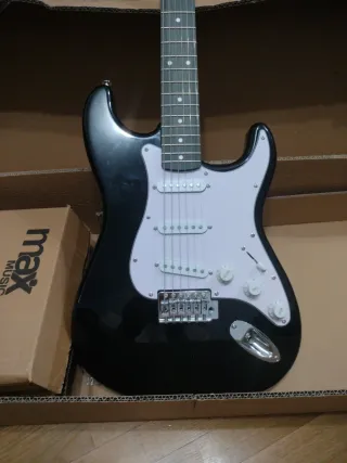 Pack Guitarra Eléctrica Max GigKit Negra