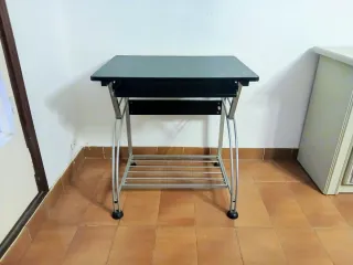 Mesa escritorio / ordenador / auxiliar negra