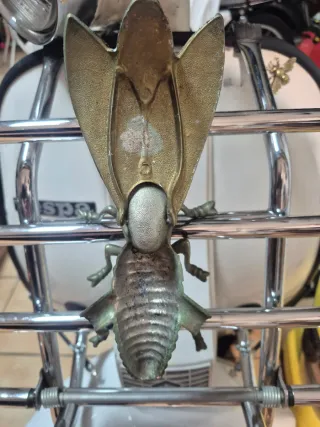 Mosca decorativa cobre/hierro