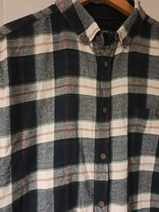Camisa de cuadros hombre