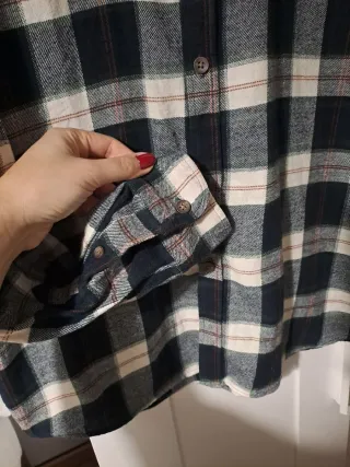 Camisa de cuadros hombre