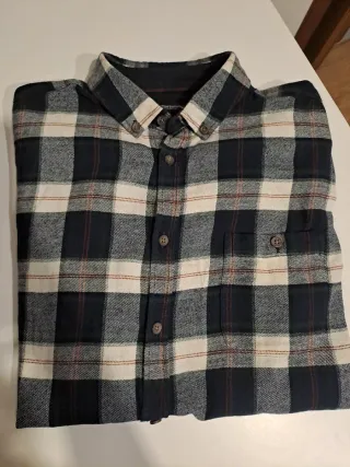 Camisa de cuadros hombre