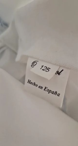 Vestido de Comunión Blanco y Azul