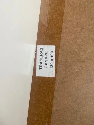 Somier abatible con colchón 120x190 antiacaros,...