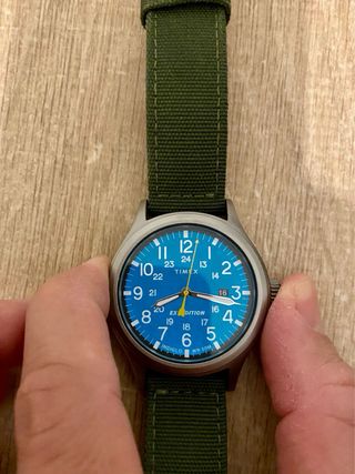 Reloj Timex Expedition Negro y Verde Militar