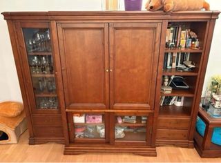 Conjunto mesa y mueble de salon