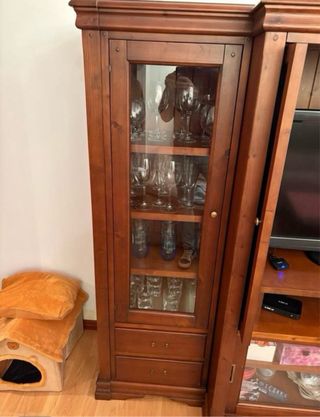 Conjunto mesa y mueble de salon