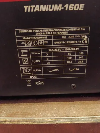 Vendo soldador Cevik Titanium 160E