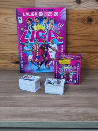 Liga Este 2025/2026: Lotes Album + 594 Cromos.