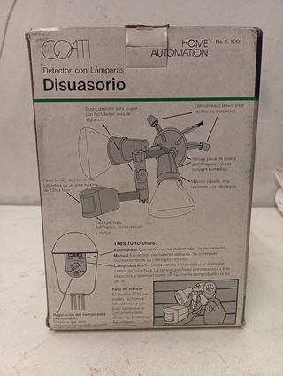 Aplique exteriror con detector de movimientos
