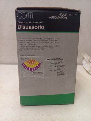 Aplique exteriror con detector de movimientos