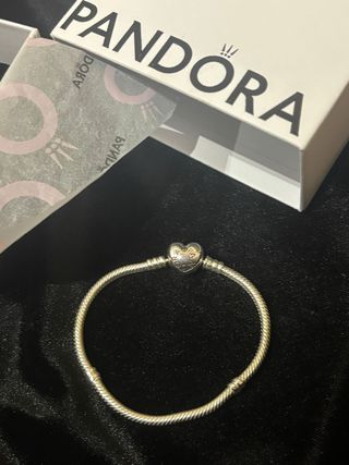 Pulsera Pandora Plata Corazón