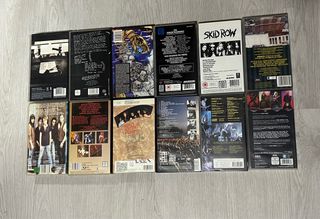 Lote VHS Heavy Metal y Hard Rock