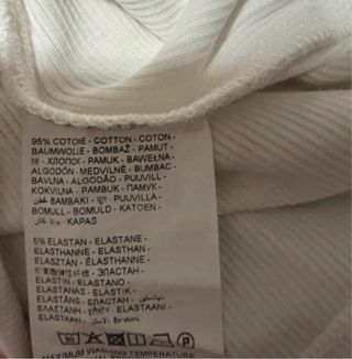 Maglia bianca manica a sbuffo