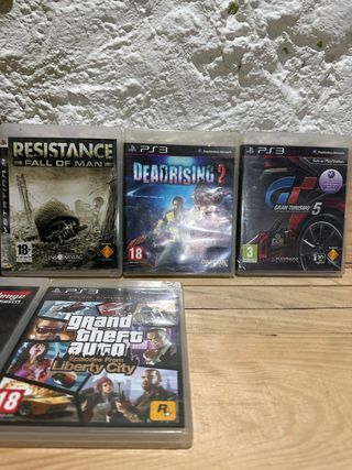 Pacchetto 7 Giochi PS3: Haze, GTA, GT5...