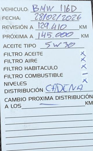 BMW Serie 1  116D  3 PUERTAS