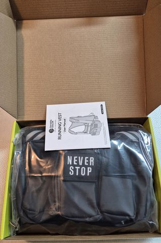 Chaleco hidratación, bolsa 2L, ajustable y ligero