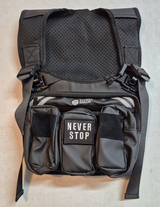 Chaleco hidratación, bolsa 2L, ajustable y ligero