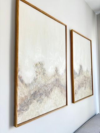 Set 2 Cuadros Abstractos Decoración 50x70