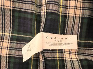 Camisa cuadros tartán Coconut T.11/12