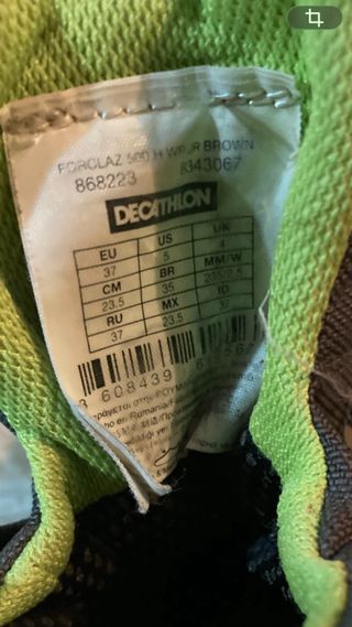 Stivali da escursionismo per bambini Quechua T37