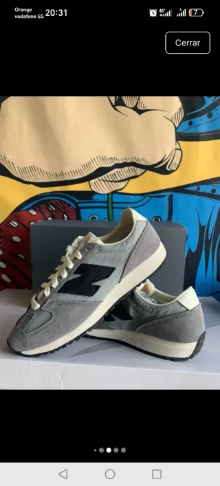 Zapatillas New Balance grises y negras