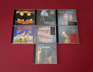 Lote 7 CDs Bandas Sonoras Películas