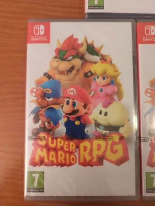 Lote 3 juegos super Mario RPG PRECINTADO switch.