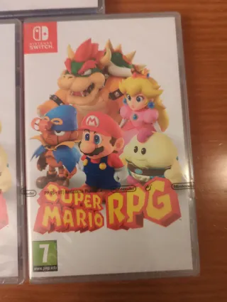 Lote 3 juegos super Mario RPG PRECINTADO switch.
