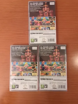 Lote 3 juegos super Mario RPG PRECINTADO switch.