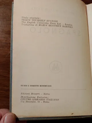 Libro spagnolo