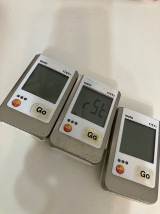 LOTE DE 3 Data logger testo 175 T1. TEMPERATURA