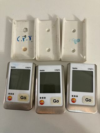 LOTE DE 3 Data logger testo 175 T1. TEMPERATURA