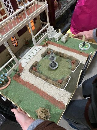 Casa delle bambole stile vittoriano