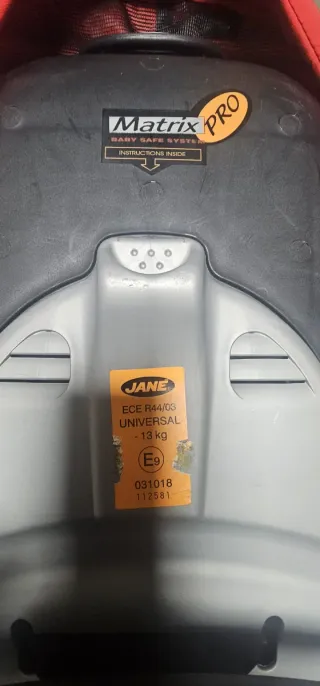 Silla de coche para bebé roja JANE