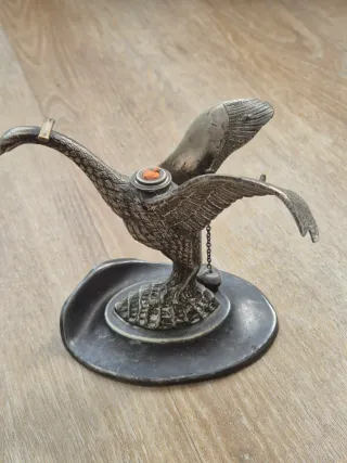 Quemador de incienso vintage en forma de ave