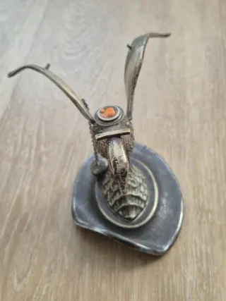 Quemador de incienso vintage en forma de ave