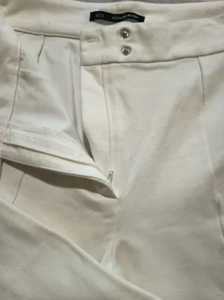 Pantalón Sfera Mujer Talla M/38 Blanco