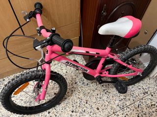 Bicicleta infantil rosa ATRACTOR