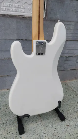 Fender Precision Bass Player PWT Blanco-Impecable