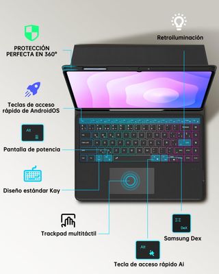 NUEVA Funda Samsung Galaxy Tab S11/S10/S9/S8 Ultra